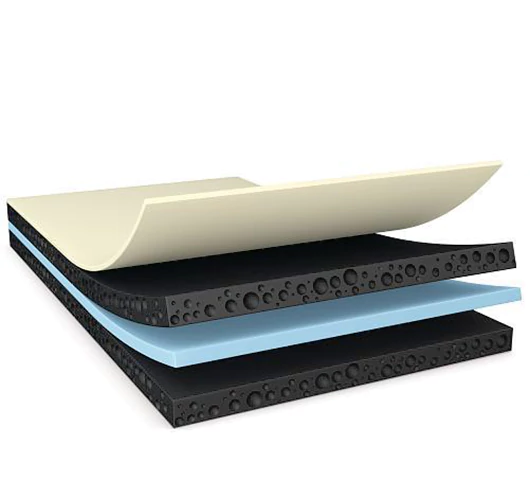TESA 75715 double sided black foam tape containing PET